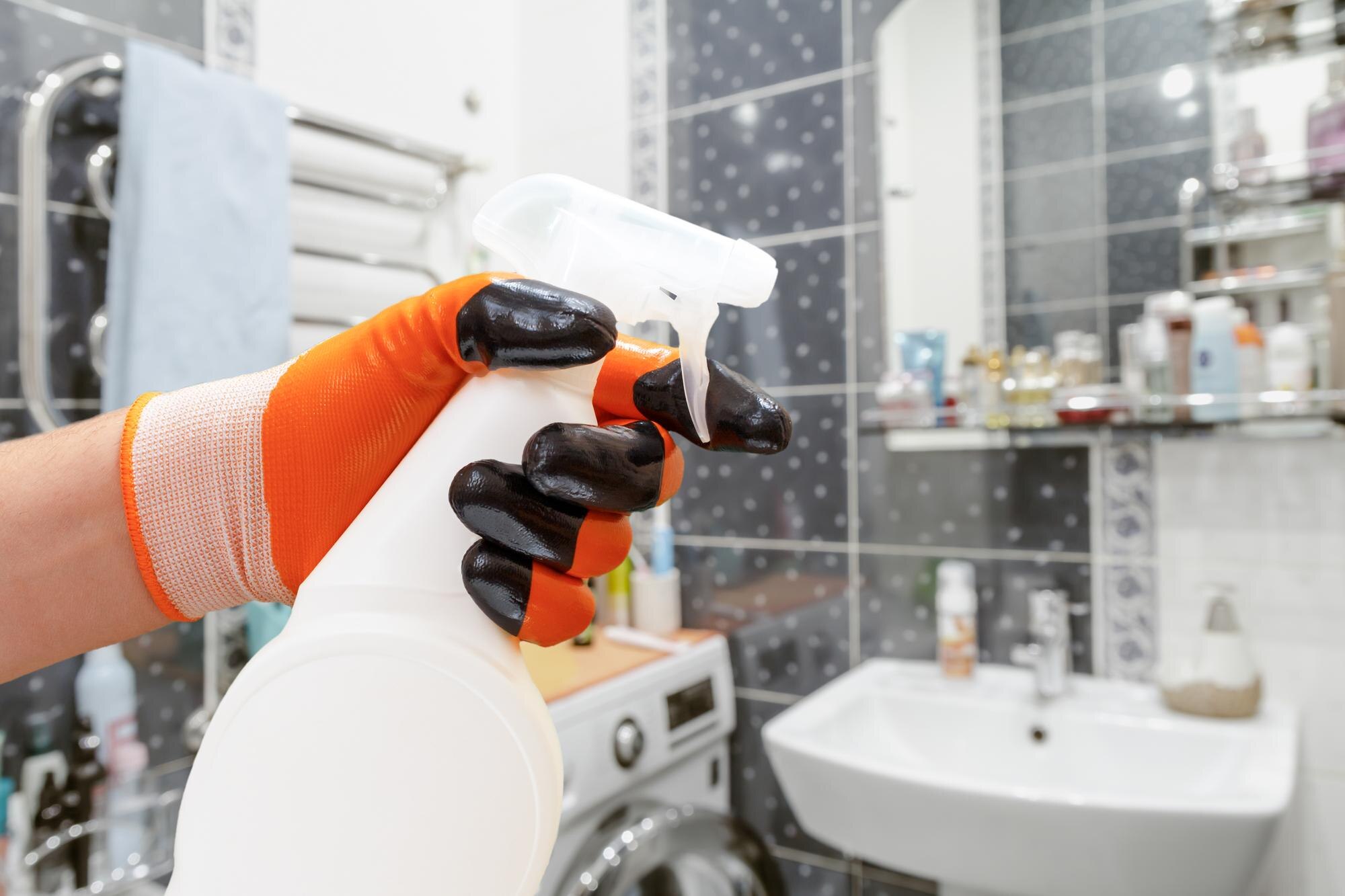 Bathroom cleaning